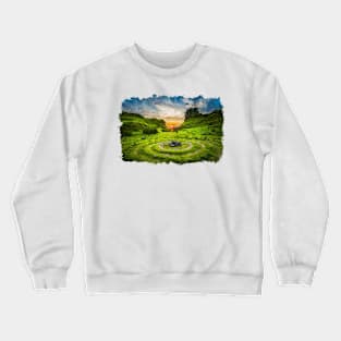 Beautiful mountain watercolor Crewneck Sweatshirt